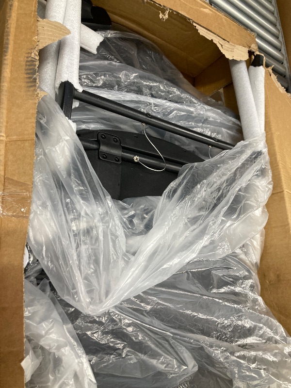 Photo 1 of 2 Pack Folding Office Chair Stackable Conference Room Chairs with Wheels and Padded Mesh Back Ergonomic for Reception Meeting
