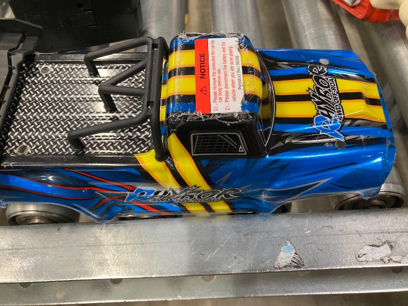 Photo 1 of 1:16 Scale RC Cars for Adult, Remote Control Car Fast 40KPH Hobby RC Cars for Boys Age 8+, 4x4 All Terrain Off-Road RC Truck for Kids with 2.4 GHz Remote Control 2 Rechargeable Batteries