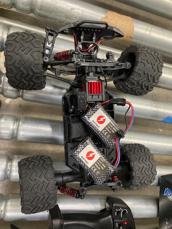 Photo 1 of 1:16 Scale RC Cars for Adult, Remote Control Car Fast 40KPH Hobby RC Cars for Boys Age 8+, 4x4 All Terrain Off-Road RC Truck for Kids with 2.4 GHz Remote Control 2 Rechargeable Batteries