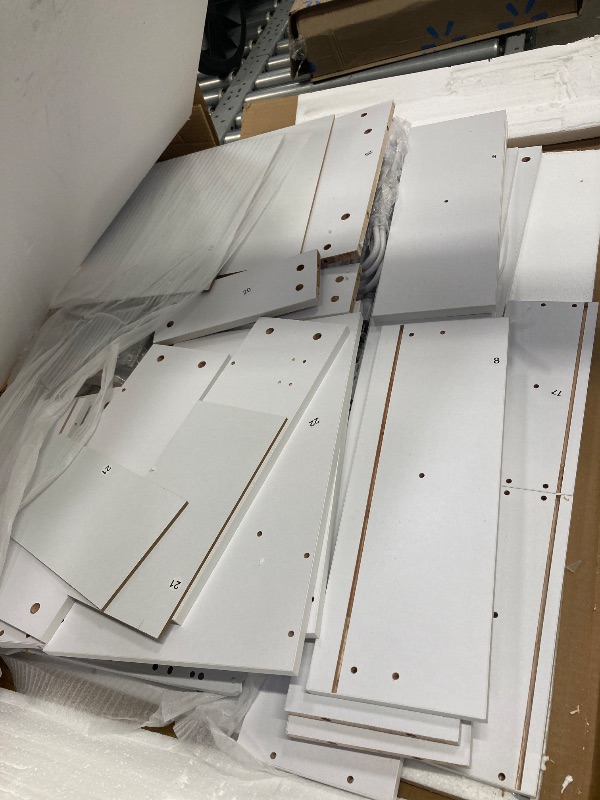Photo 1 of ****ONLY THE TABLE DOESN'T HAVE THE MIRROR OR THE SEAT
 NEDYO White Vanity Desk