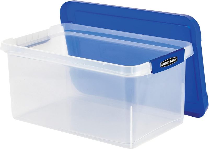 Photo 1 of ***(DAMAGE -SELLING AS IS )*** Bankers Box Heavy Duty 20" Plastic Letter File Box