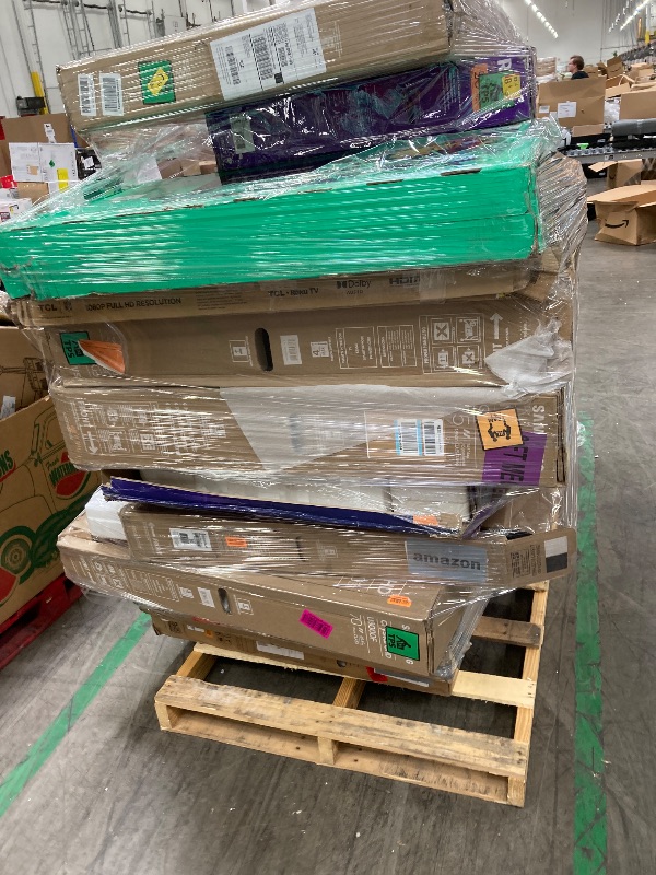 Photo 1 of ********No returns***No refund*******TV pallet doesn't work, only for parts of different brands and sizes. Some turn on, others don't. Broken screens, possibly missing cables and remote control. Returns not accepted. Final sale, approximate retail price o