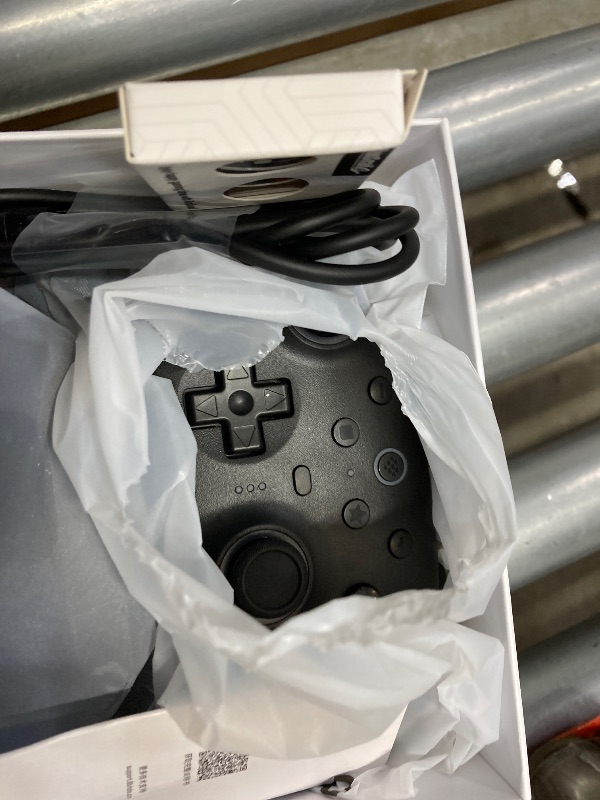 Photo 1 of 8BitDo Ultimate 2 Bluetooth Controller with TMR Joysticks for Switch, Windows PC, Gaming Controller with Switchable Hall Effect/Tactile Triggers, RGB Fire Ring, Charging Dock,Vibration and Motion control (Black, Ultimate 2 Bluetooth)