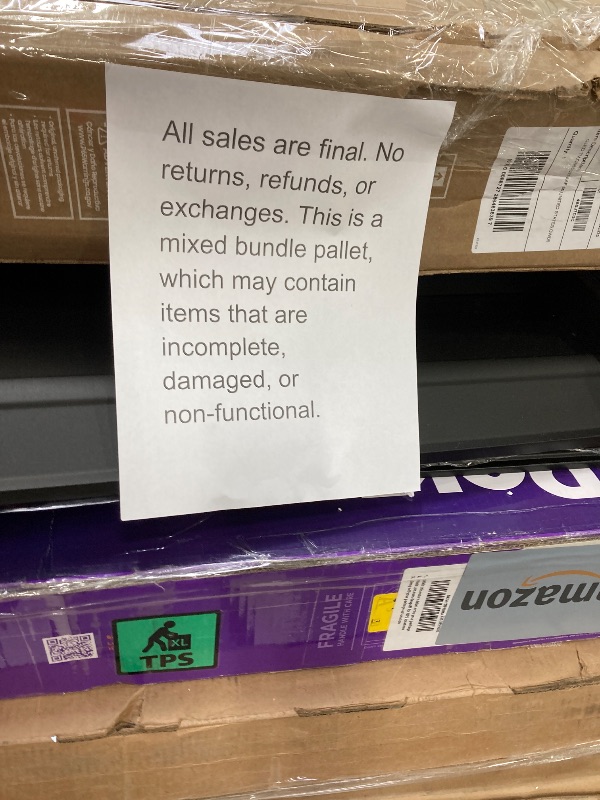 Photo 1 of ********No returns***No refund*******TV pallet doesn't work, only for parts of different brands and sizes. Some turn on, others don't. Broken screens, possibly missing cables and remote control. Returns not accepted. Final sale, approximate retail price o