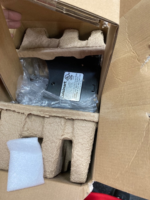 Photo 1 of **USED/NEEDS CLEANING**Cuisinart Belgian Waffle Maker, Vertical Iron, Silver, WAF-V100P1
