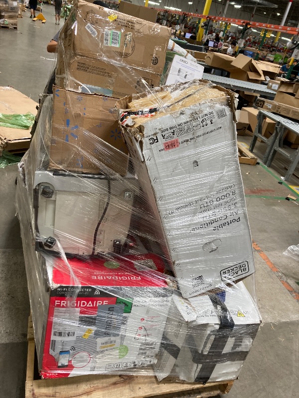 Photo 1 of ****no returns accepted***** final sale *****pallet with air conditioners and possible some fans only for parts, remote control or some part may be missing this pallet also contains small miscellanious item retail price is estimated for parts.