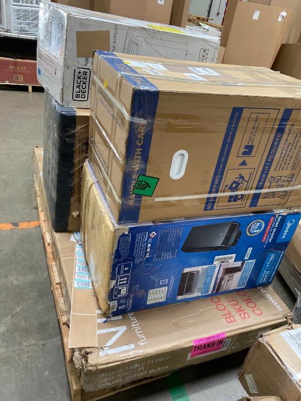 Photo 1 of ****no returns accepted***** final sale *****pallet with air conditioners and possible some fans only for parts, remote control or some part may be missing this pallet also contains small miscellanious item retail price is estimated for parts.