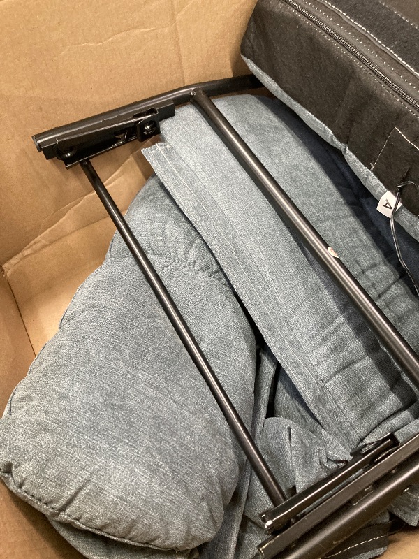 Photo 1 of ***PARTS ONLY-SELLING CUSHION PARTS ONLY***

JONPONY  for Elderly with Heat and Massage Recliner for Living Room with Infinite Position Side Pocket, USB Charge Port, Blue