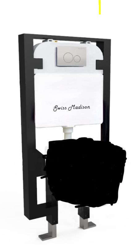 Photo 1 of ***(PARTS ONLY-SELLING AS PARTS ONLY)*** 
Swiss Madison Well Made Forever SM-WK450-01C - Ivy Wall Hung Glossy White