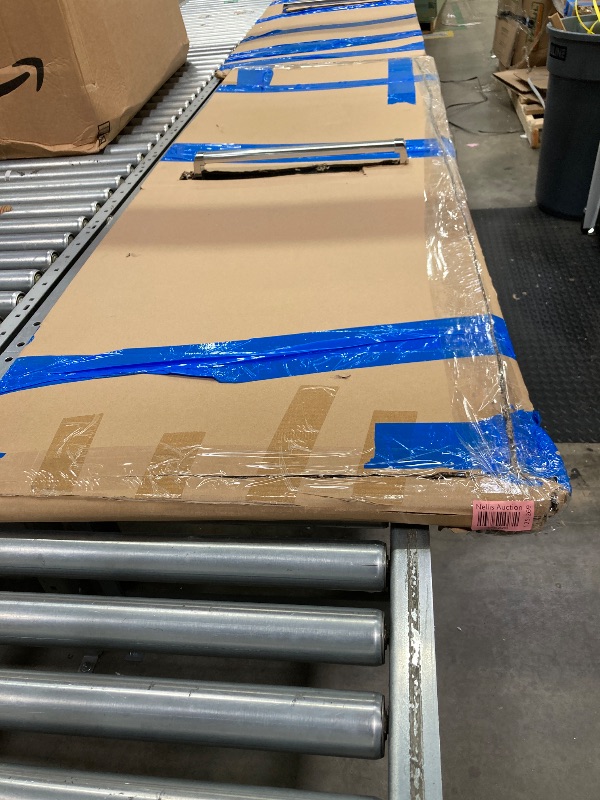 Photo 1 of ***(MISSING HARDWARE -PARTS ONLY -SELLING AS PARTS ONLY)***44-48” x 76” Frameless Shower Door, 5/16" (8mm) Clear SGCC Tempered Glass, Bathroom Dual Sliding Shower Doors, Brushed Nickel 2pcs.
