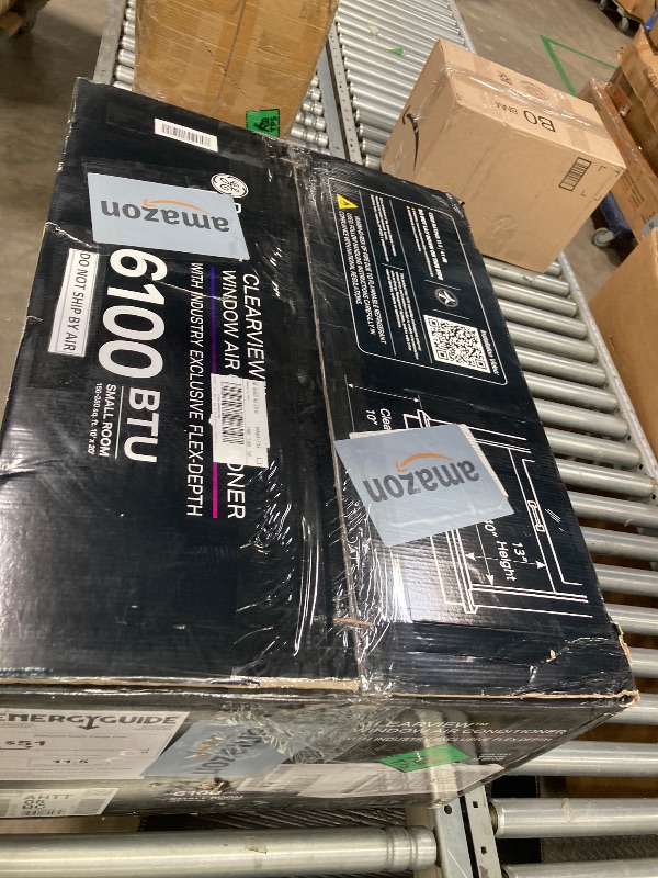 Photo 1 of ***(PARTS ONLY - NOT FUNCTIONING PROPERLY -SELLING AS PARTS ONLY)*** Profile AHTT06BC GE Clearview Air Conditioner 6,100, WiFi Enabled, Ultra Quiet for Small Rooms up to 250 Sq. FT, Full Window View with Easy Installation, Flex-Depth Design, 6100 BTU, Whi