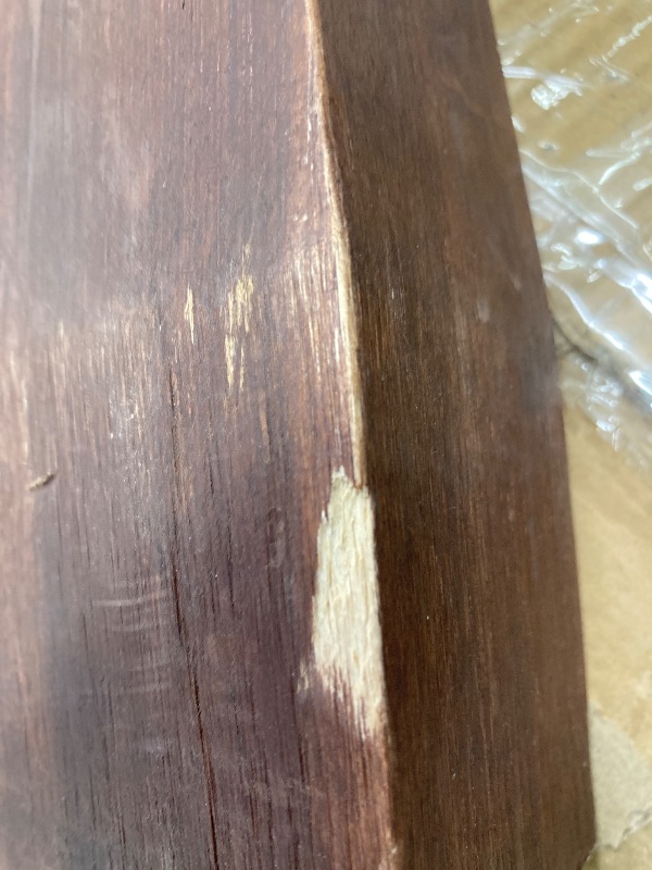 Photo 1 of ***(WOOD DAMAGE, CHIPS ALONG LEGS, BOX RIPPED/TORN)*** Mellow Naturalista Classic 12-Inch Solid Wood Platform Bed | Wooden Slats, No Box Spring Needed, Easy Assembly | Twin, 