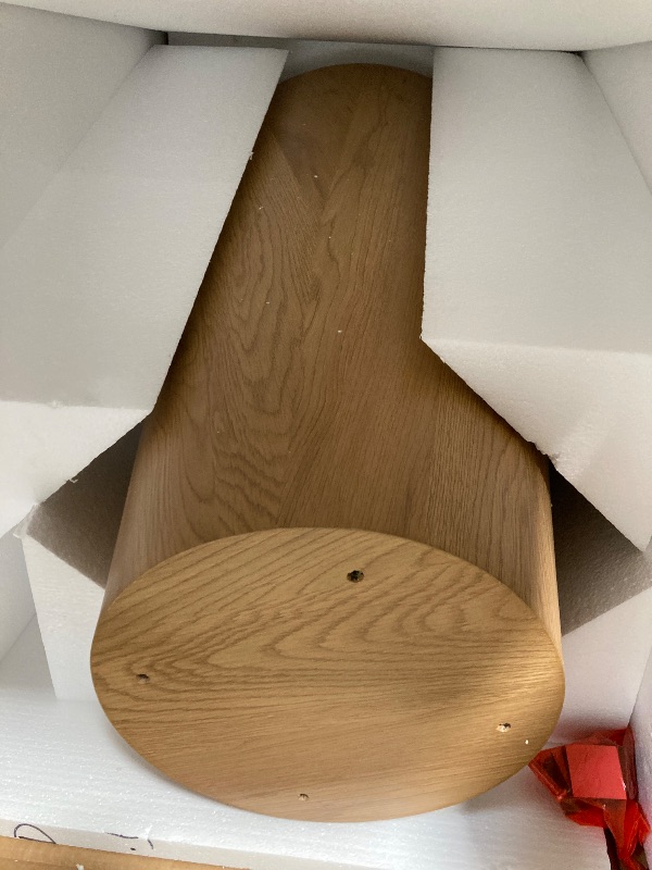 Photo 1 of ***not table***BAOPIN Round Dining Table, 45 Inch Small Dining Room Table, Wood Kitchen Table for Apartment, Saving Space, Easy Assembly