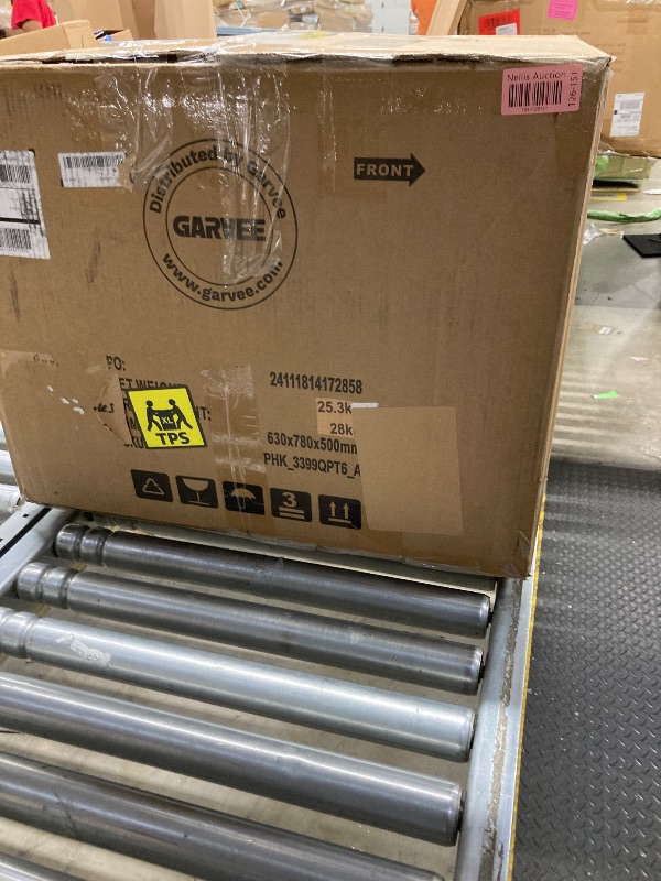 Photo 1 of ***MISSING PARTS**Adult Manual Recliner Chair, 360° Swivel Sofa Rocker, Faux Leather Single Sofa with Adjustable Backrest and Footstool, Modern Wingback Recliner with Hidden Pull Tabs, Living Room Armchair, Brown