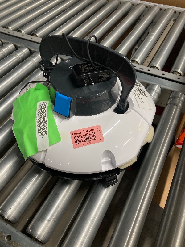 Photo 1 of (2025 Upgrade) Cordless Robotic Pool Cleaner, Winny Pool Cleaner Automatic Pool Vacuum with Dual Filters, 80 Mins Runtime, Ideal for Flat Above Pools Up to 645 Sq.Ft (White and Blue)