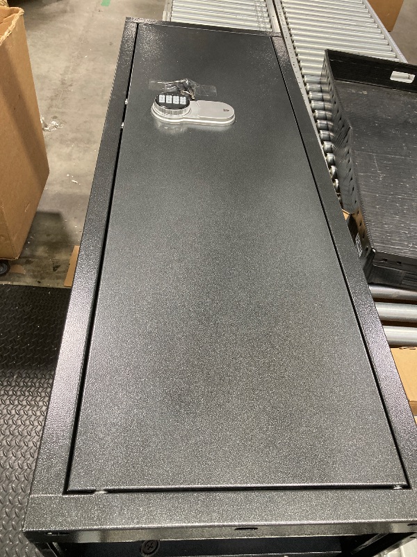 Photo 1 of [2025 Upgraded] 7-8 Fireproof Gun Safe for Rifles and Pistols, 51'' Tall Rifle Gun Safes for Home, Heavy Duty Gun Cabinets for Rifles and Shotguns with 3 Pistol Rack & Silent Mode (Us Stock), Black