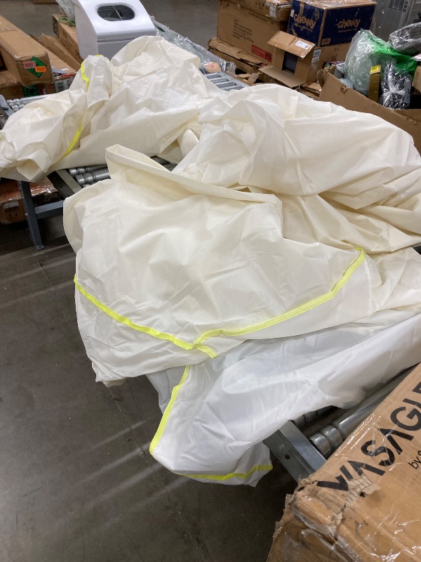 Photo 1 of ***MISSING PARTS, NO POP UP FRAME, NO ROLLING BAG, TOP ONLY*** 
COBIZI 10x30 Canopy Tent TOP ONLY with 8 Sidewalls, REPLACEMENT CANOPY for Parties Wedding Outdoor Patio Khaki
