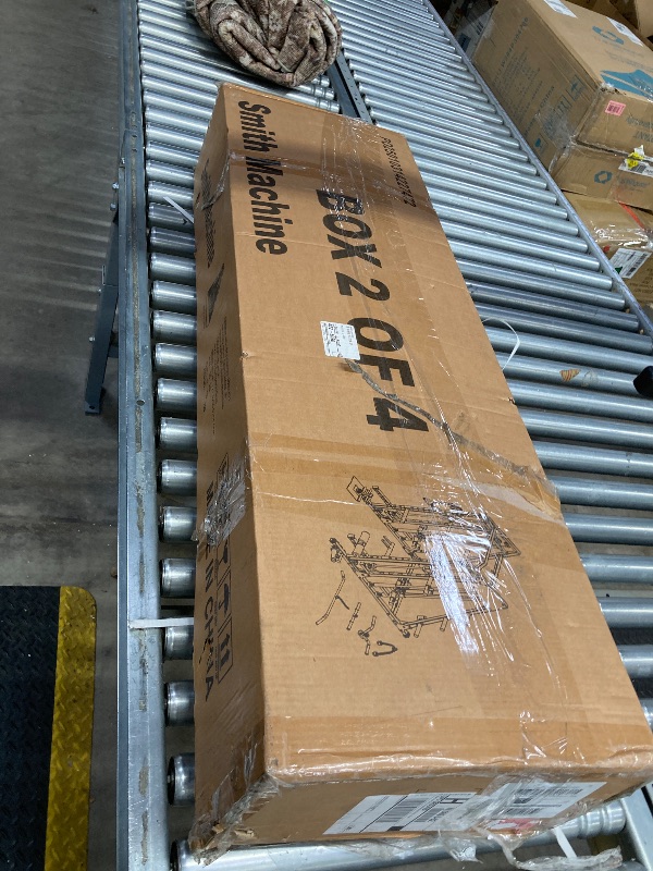 Photo 1 of **BOX 2 OF 4 ONLY/INCOMPLETE SET*** RitFit M1 & M1 Pro Smith Machine with Cable Crossover System, Multi-Function Squat Rack Power Cage for Home Gym, Power Rack and Packages