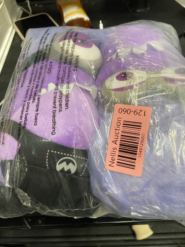 Photo 1 of 12 Purple Minion Despicable Me 2 Plush Toy Cute Gift-2 Pcs (One Eye and Two Eyes)
