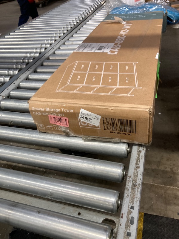 Photo 1 of ***White****
DEXTRUS Charcoal Black 8-Drawer Fabric Dresser for Bedroom, Storage Tower for Adults & Teens, Closet