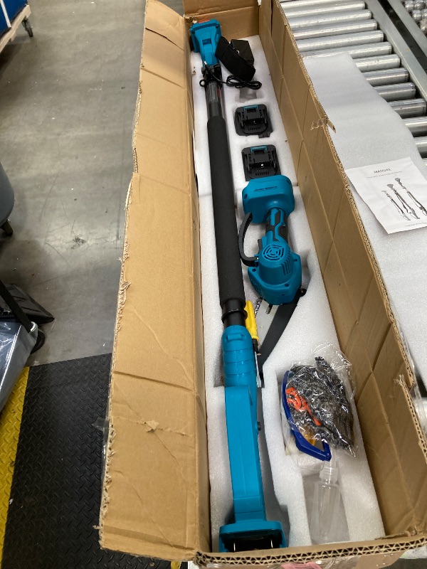 Photo 1 of 
YAHHU Cordless Weed Wacker Battery Powered 21V - Trimmer, Edger, and Mower with Multiple Blades for Garden  ***(ORIGINAL STOCK PHOTO NOT AVAILABLE, OPEN BOX)*** 
