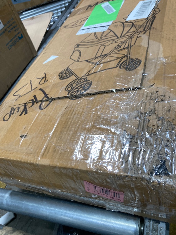 Photo 1 of ***The color may vary***
Monasem 4 Wheels Foldable Pet Stroller 3 in 1 with Waterproof Detachable Pets Travel Carrier for Small/Medium Dogs Cats up to 60lbs, Brown