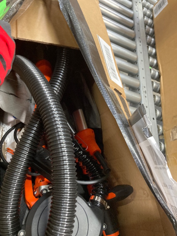 Photo 1 of ***Partial set***
Drywall Sander, 1000W Popcorn Ceiling Removal Tool, Automatic Drywall Sander with Vacuum Dust Collection, LED Light, 6 Variable Speed 800-2200RPM,15Pcs Sanding Discs, Foldable & Extendable Handle