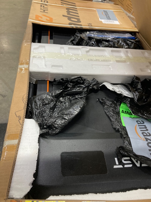 Photo 1 of ****I DON'T KNOW IF IT IS MISSING A PIECE*****HiFast Walking Pad Treadmill, 3 in 1 Foldable Under Desk Treadmills for Home Office, Small Walking Pad with Incline Handle Bar, 300lbs Capacity 2.5HP Portable Running Machine with APP Remote Control