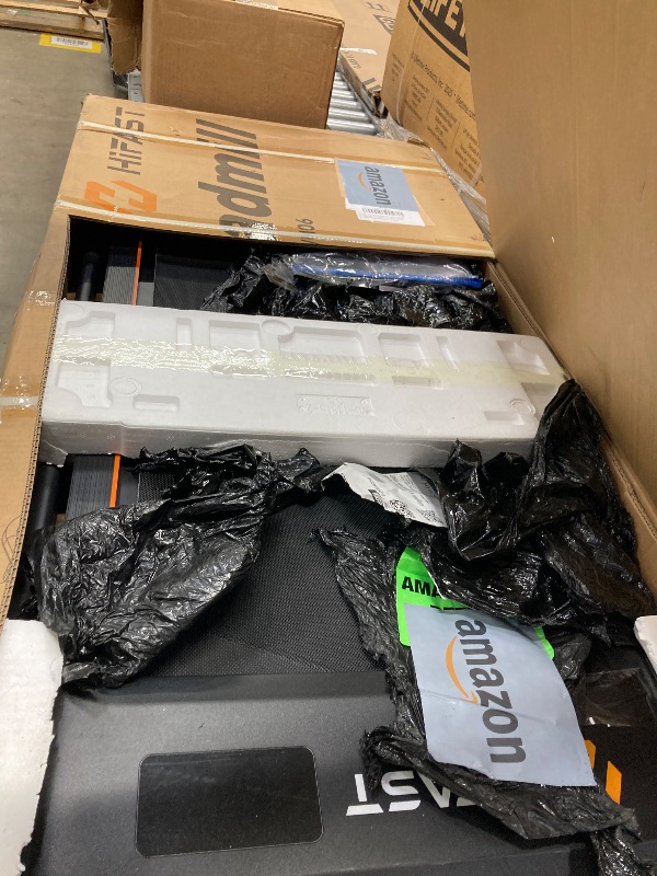 Photo 1 of ****I DON'T KNOW IF IT IS MISSING A PIECE*****HiFast Walking Pad Treadmill, 3 in 1 Foldable Under Desk Treadmills for Home Office, Small Walking Pad with Incline Handle Bar, 300lbs Capacity 2.5HP Portable Running Machine with APP Remote Control