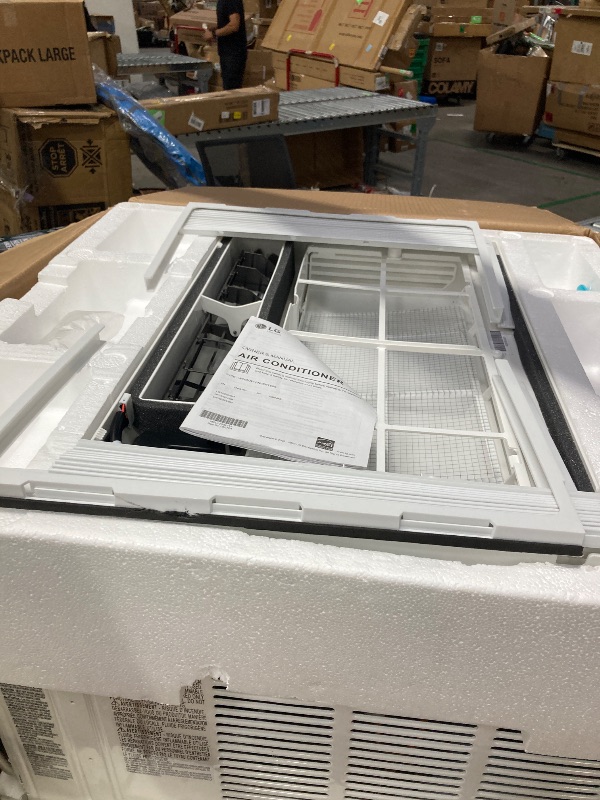 Photo 1 of **NO REMOTE**LG 12,000 BTU Dual Inverter Smart Window Air Conditioner, 115V Cools 550 Sq. Ft., Ultra Quiet Operation, Up to 35% More Energy Savings, ENERGY STAR®, works with LG ThinQ, Amazon Alexa and Hey Google
