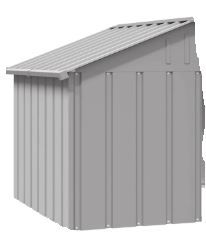 Photo 1 of *****WALLS ONLY ****vidaXL Dog House - Durable Galvanized Steel Construction - Weatherproof Dog Kennel - Easy Access with Spacious Entrance - Ideal Outdoor Pet House - Gray