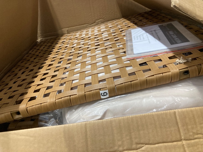 Photo 1 of **MISSING PARTS/INCOMPLETE SET**YITAHOME 7-Piece Patio Furniture Set, All-Weather PE Wicker Patio Conversation Set for Backyard Deck Poolside Porch, Outdoor Sectional Sofa with Coffee Table & Soft Cushions