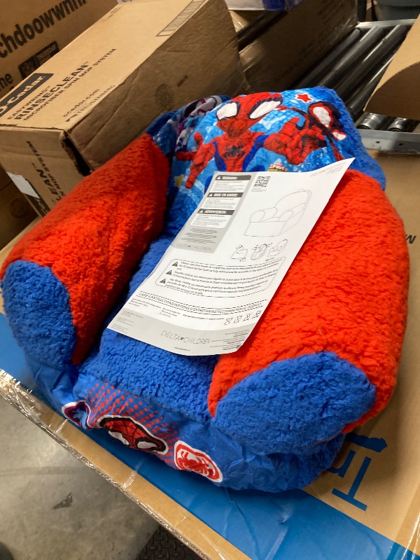 Photo 1 of ****

****It feels a little hard*****Delta Children - Spidey and His Amazing Friends Cozee Buddy Kids Chair, Blue