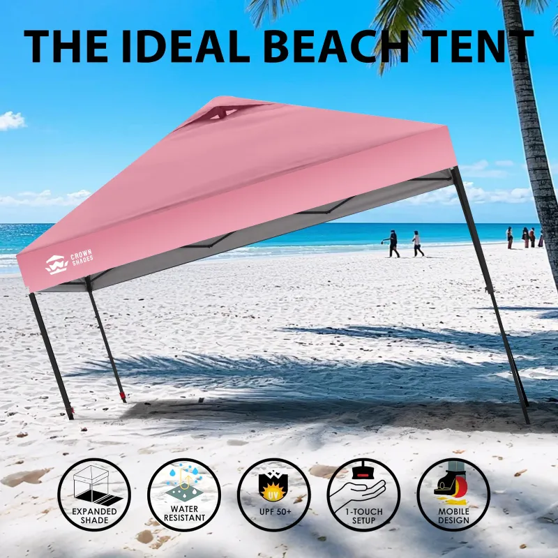 Photo 1 of ***PARTIAL SET****
GVDV Canopy Tent, 10x10 ft Easy Pop up Outdoor Canopy Tent, Portable Straight Leg Gazebo Instant Canopy
