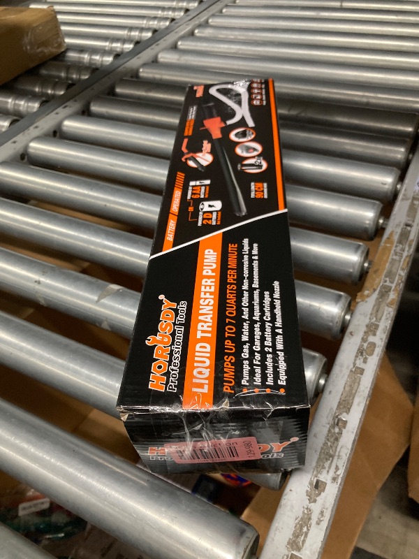 Photo 1 of ****Parts only***

HORUSDY Electric Fuel Transfer Pump Battery Operated – 2.2 GPM Portable Siphon Pump with Flow Control, Dual Battery Option, for Gas, Diesel, Water, Oil, Fits Gas Can & Tank, Handheld Liquid