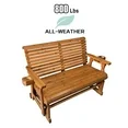 Photo 1 of 
Hero image 0 of Fortune Candy Outdoor Wood Glider with High Roll Back and Cup Holders, Heavy Duty 800 lbs, Teak Tone, 0 of 5




Best seller
Fortune Candy
Fortune Candy Outdoor Wood Glider with High Roll Back and Cup Holders, Heavy Duty 800 lbs, Teak Ton