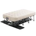 Photo 1 of  camping air mattress with built-in pump - heavy-duty frame and portable foldable design for indoor/outdoor use