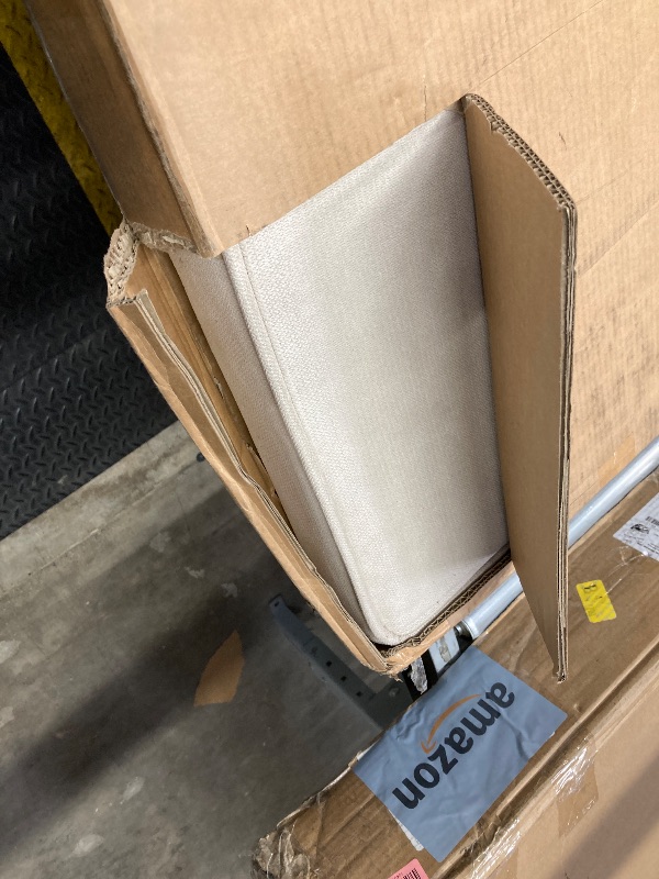 Photo 1 of ***PARTIAL SET**BOX 2 OF 2 ONLY***ZINUS Leah Bamboo Platform Bed Frame with Headboard, No Box Spring Needed, Wood Slat Support, Easy Assembly, Full