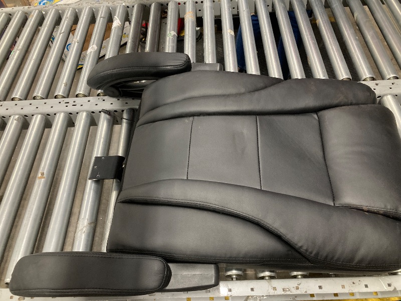 Photo 1 of ***THIS IS ONLY THE CHAIR BACK AS PICTURED***JONPONY Big and Tall Office Chair 500LBS Executive Office Chair Massage and Footrest Ergonomic Computer Desk Chair Reclining High Back Leather Office Chair Lumbar Back Support Swivel Rolling,Black