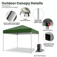 Photo 1 of ***COLOR OF CANOPY IS UNKNOWN***GVDV Canopy Tent, 10x10 ft Easy Pop up Outdoor Canopy Tent, Portable Straight Leg Gazebo Instant Canopy