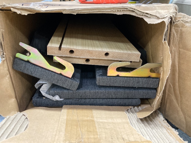 Photo 1 of ***BOX 2 OF 2 ONLY**PARTIAL ITEM***PVWIIK Upholstered Full Platform Bed with Trundle and Drawers for Bedroom, Living Room, Upholstered Soft Fabric Bedframe & Space Saving Design,No Box Spring Needed, Grey