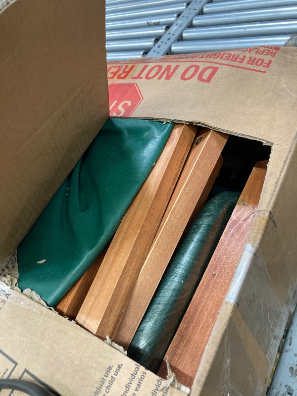 Photo 1 of  BOX 1 OF 2 ONLY   ------------ Backyard Discovery Buckley Hill Swing Set, Cedar Wood Playset with Slide, Swings, Rock Wall & Chalkboard, Kids Outdoor Playground, Easy Assembly