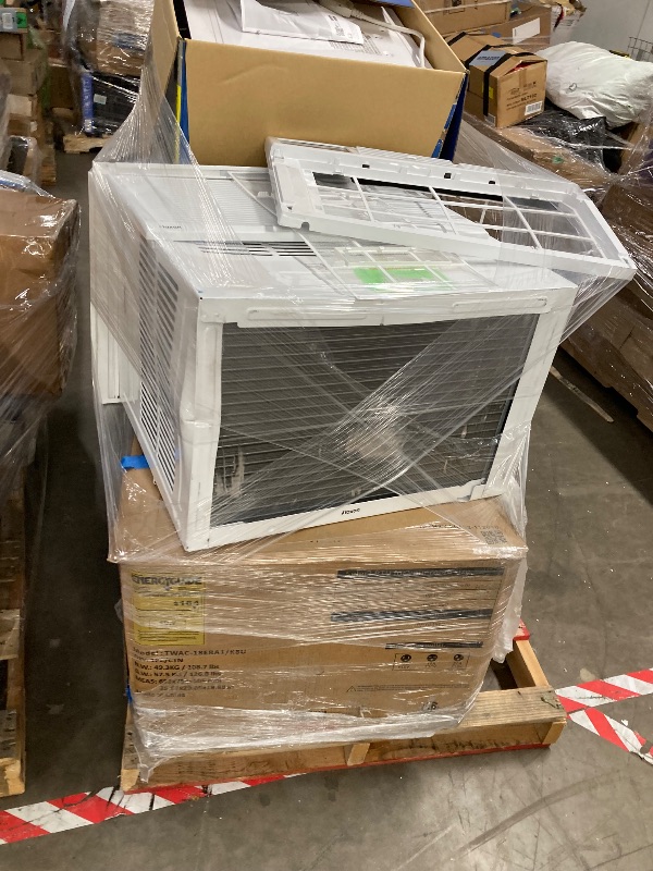 Photo 1 of ****no returns accepted***** final sale *****pallet with air conditioners and possible some fans only for parts, remote control or some part may be missing this pallet also contains small miscellanious item retail price is estimated for parts.