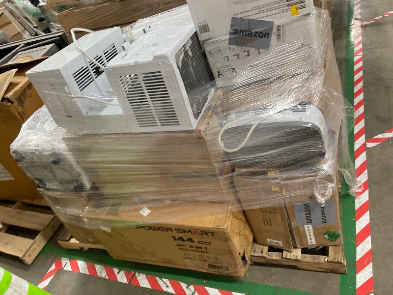 Photo 1 of ****no returns accepted***** final sale *****pallet with air conditioners and possible some fans only for parts, remote control or some part may be missing this pallet also contains small miscellanious item retail price is estimated for parts.