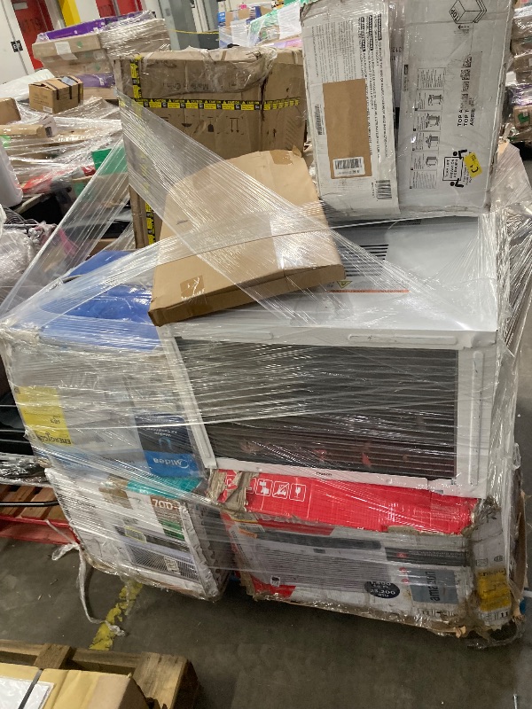 Photo 1 of ****no returns accepted***** final sale *****pallet with air conditioners and possible some fans only for parts, remote control or some part may be missing this pallet also contains small miscellanious item retail price is estimated for parts.