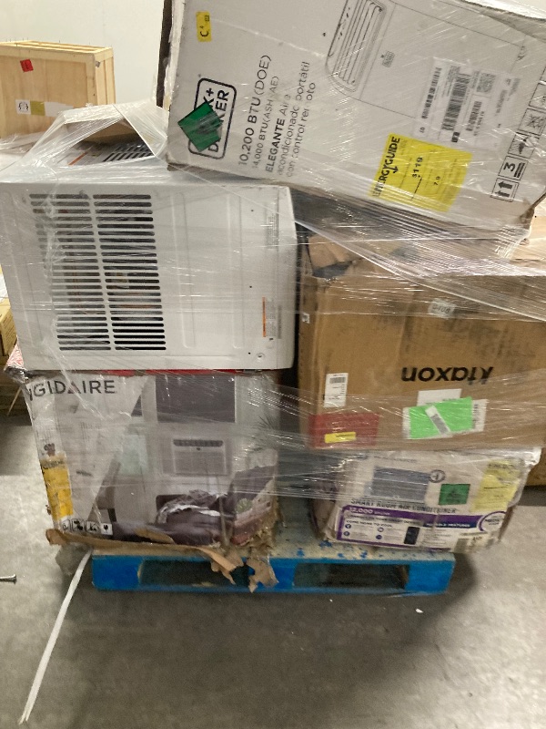 Photo 1 of ****no returns accepted***** final sale *****pallet with air conditioners and possible some fans only for parts, remote control or some part may be missing this pallet also contains small miscellanious item retail price is estimated for parts.