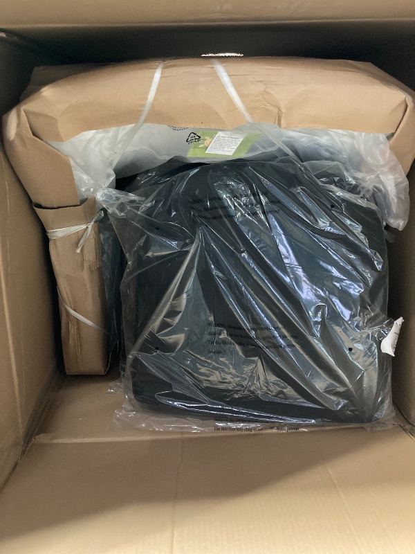 Photo 1 of **ONLY 2 CHAIRS WITH BLACK CUSHIONS/INCOMPLETE SET**Jeco 5 Piece Wicker Dining Set with with Black Cushions, White