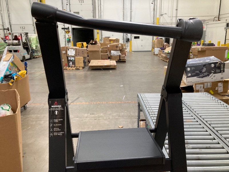 Photo 1 of **DAMAGE TOP RAILING-SEE PICS**SOLADDER 6 Step Ladder for 12 Feet High Ceiling, Folding Step Stool with Handgrip & Anti-Slip Wide Pedal, Portable Lightweight Aluminum Stepladder for Kitchen, Home (300 lbs Capacity) - Black