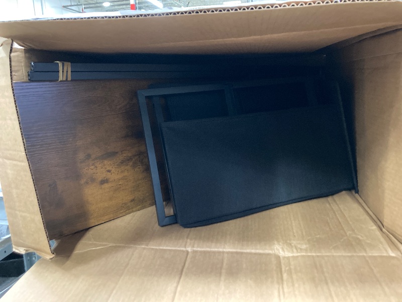 Photo 1 of  EDX 5 Drawer Dresser Wide Chest of Drawers Nightstand Storage Tower Storage Dresser Fabric Dresser with Wood Top for Living Room