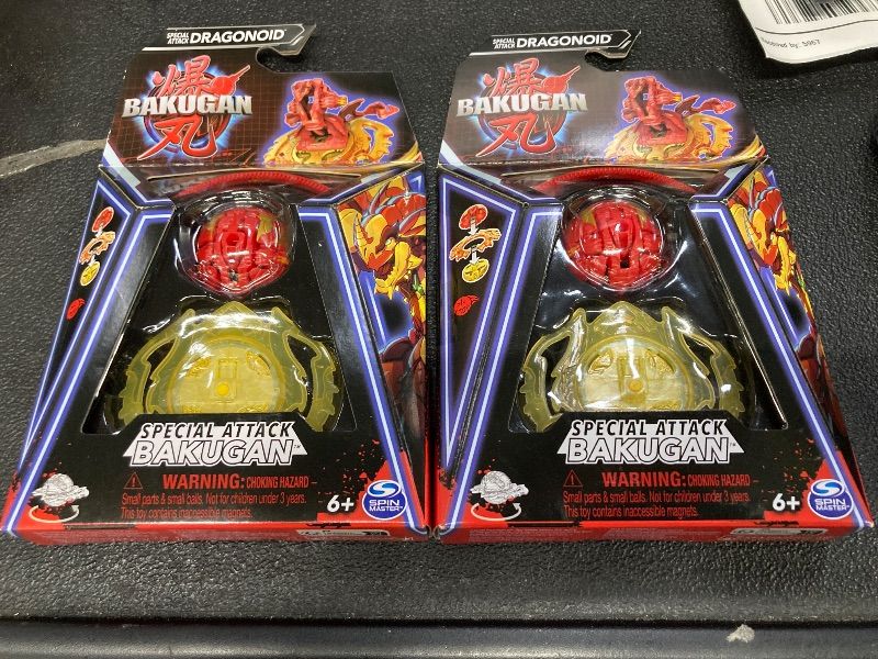 Photo 1 of 2 PACK , Special Attack Dragonoid, Spinning Collectible, Customizable Action Figure and Trading Cards, Kids Toys for Boys and Girls 6 and up